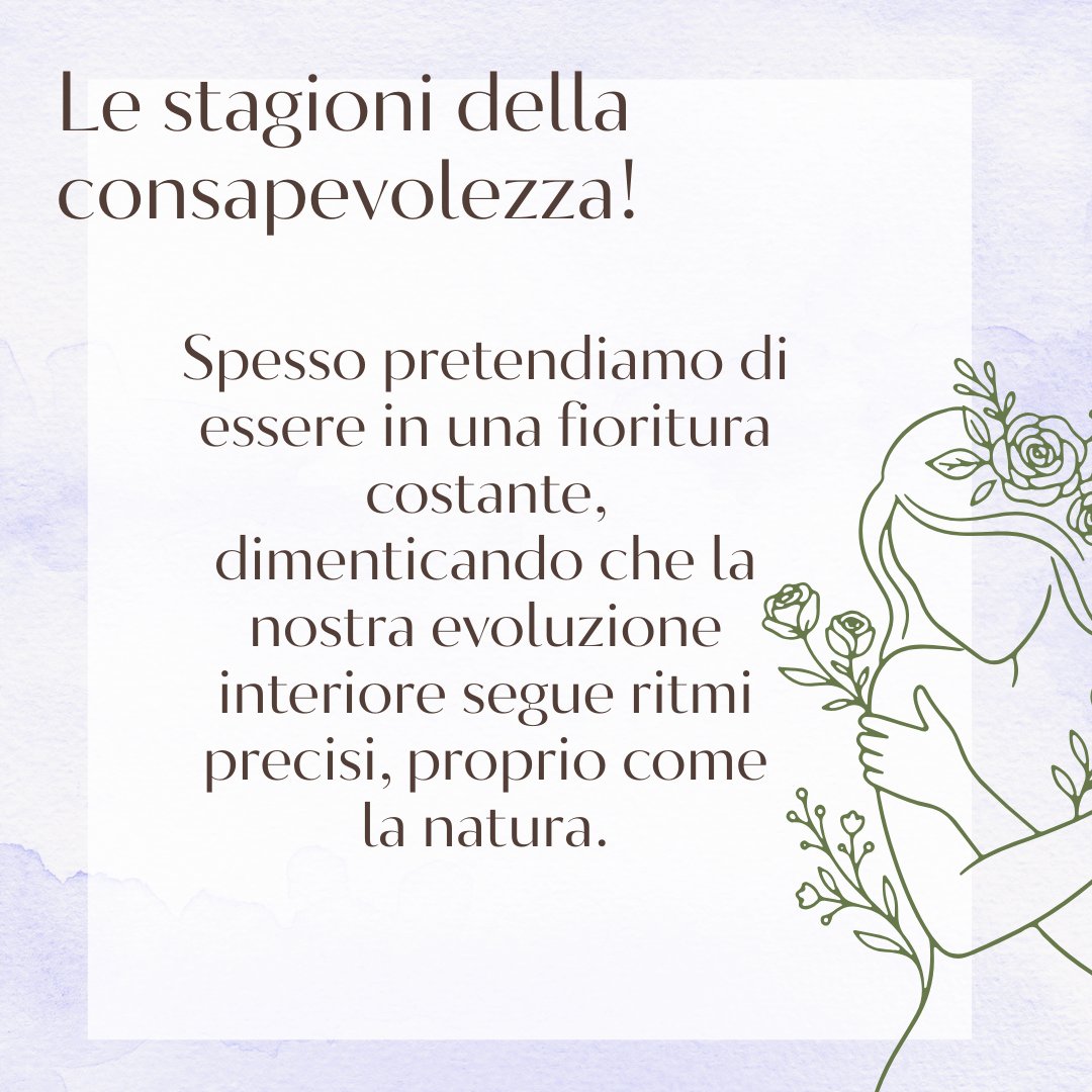 Le stagioni della consapevolezza